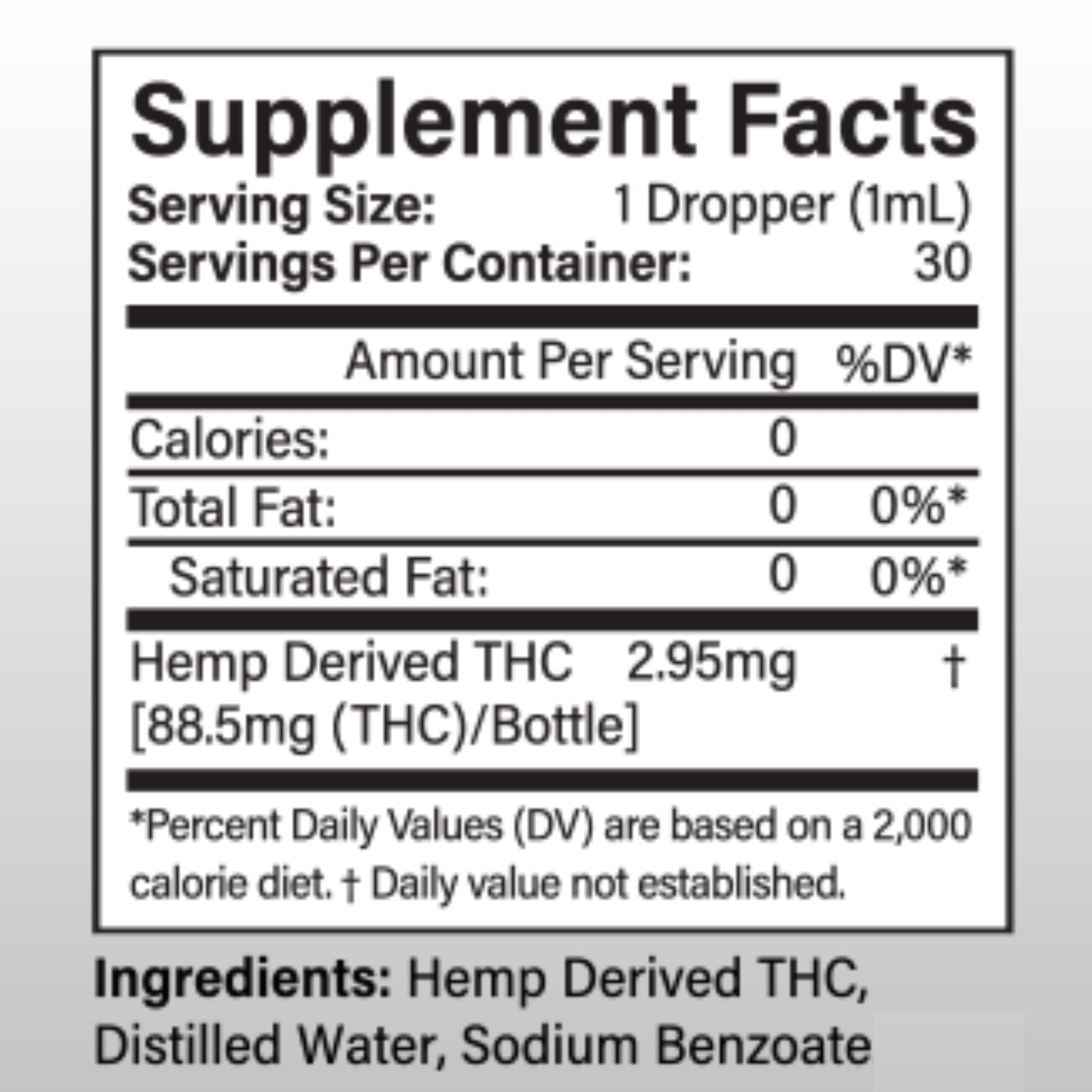 Delta-9 THC Drops Thryv Organics