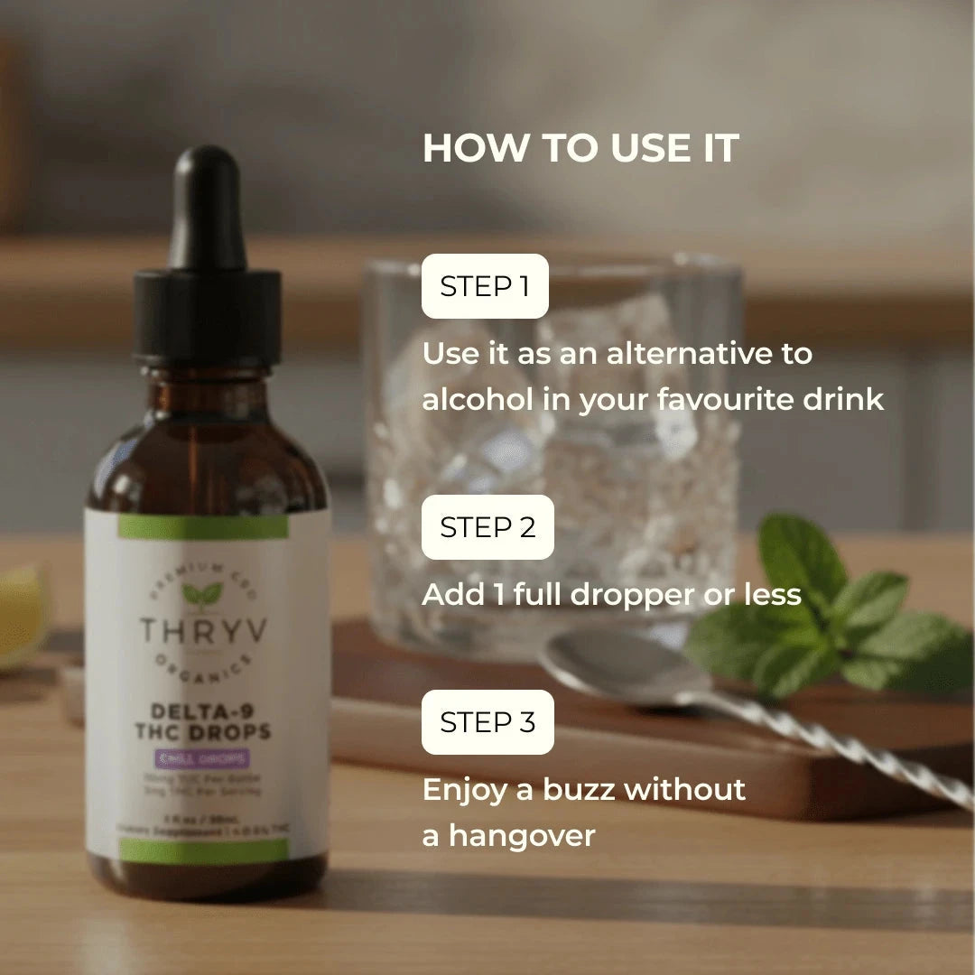 Delta-9 THC Drops Thryv Organics