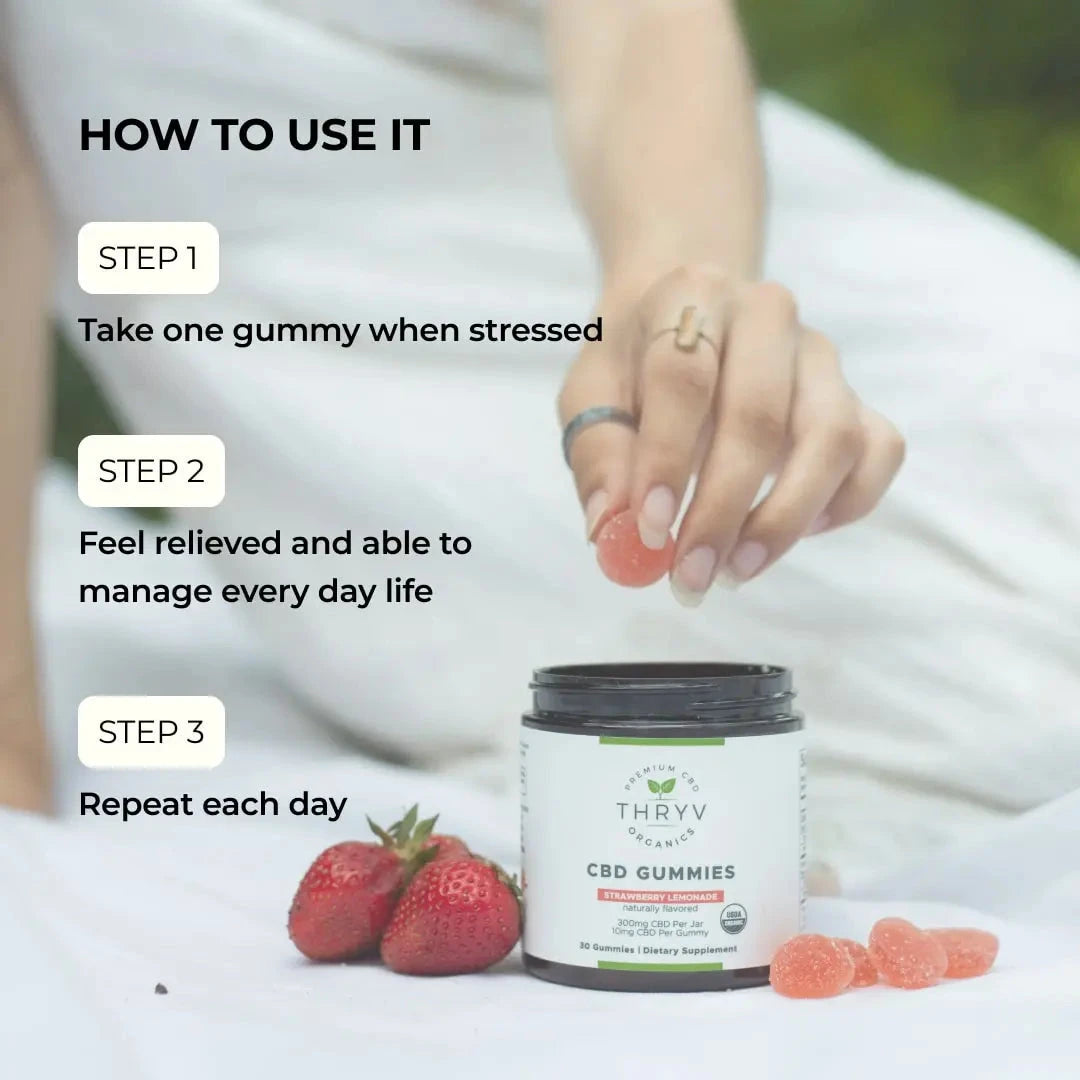 Organic CBD Gummies Gummies Thryv Organics