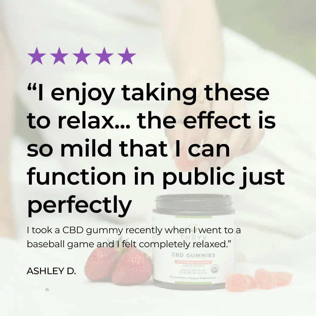 Organic CBD Gummies Gummies Thryv Organics