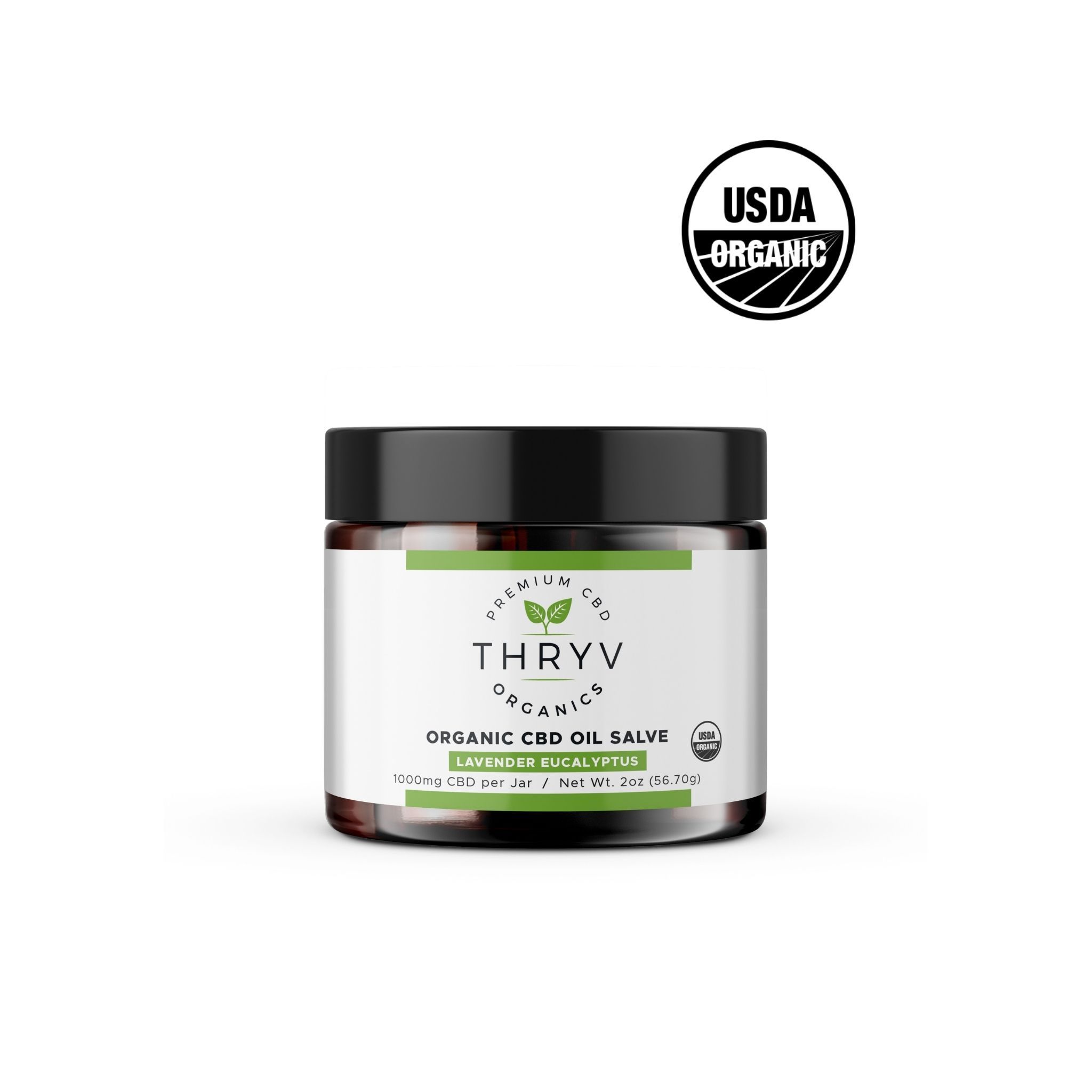 USDA Certified Organic CBD Oil Salve Topical Thryv Organics