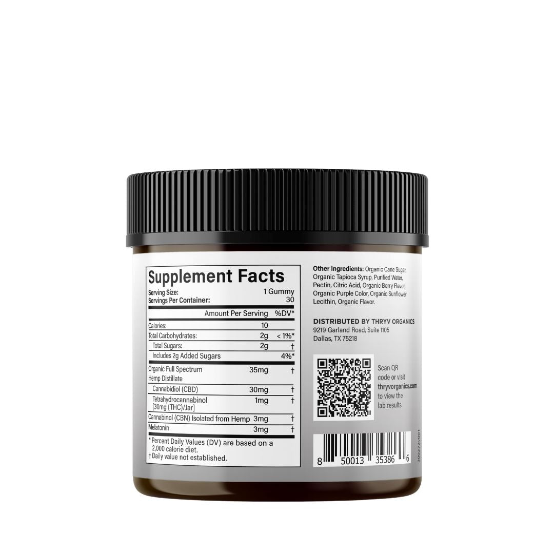 CBD Sleep Gummies Thryv Organics 