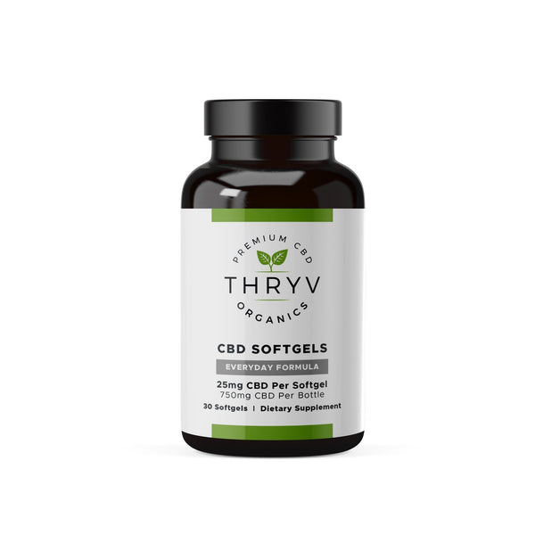 CBD Softgels - Broad Spectrum Everyday Formula Thryv Organics, Dallas, TX